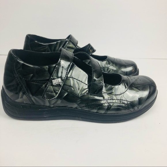 Drew Orchid Women's Green Marble Sz 7.5 N‎ Cross Strap Diabetic - Picture 2 of 13